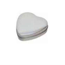 Heart-shaped tin, small